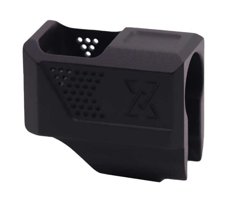 True Precision Inc TPG43CMPBL True-Lock Ultimate Compensator Black Type 3 Hard Anodize 7075 T6 Aluminum Compatible w/ Glock 43/43X/48