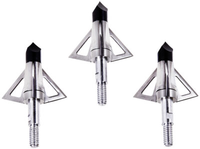 Allen 14690  Broadhead Stainless Steel Blades Silver 3 Pack