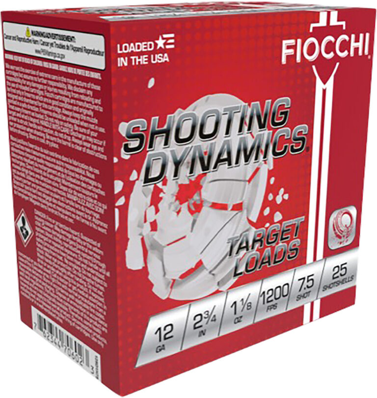 SHOOTING DYNAMICS 12GA 2-3/4'' 1200 FPS #7.5SHOT SHOTGUN AMMO SHOOTING DYNAMICS 12 GAUGE 2-3/4'' 1-1/8 OZ #7.5 SHOT 25/BOX