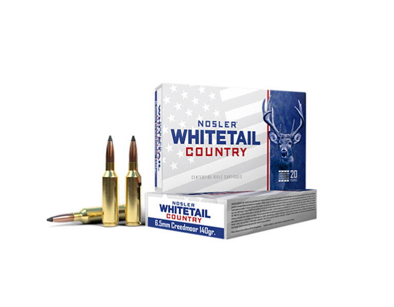 Nosler Whitetail Country Rifle Ammo 6.5 Creedmoor 140 gr. SB SP 20 rd.