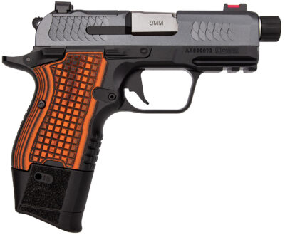 Kimber Mfg.,inc 3600004 CDS9  9mm 15rd 3.64″ Black KimPro II Optic Ready Stainless Steel Slide Gray KimPro II G10 Grip