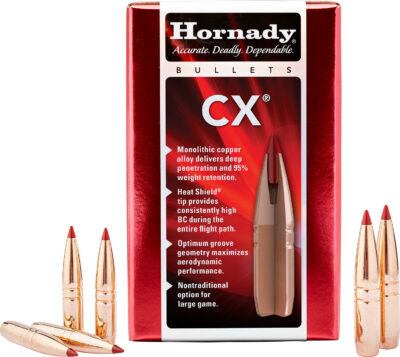 HORNADY 22 CAL .224 70 GR CX  (1-7”) BULLETS 50 COUNT