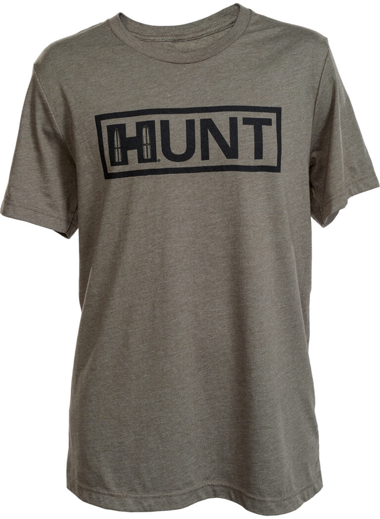 Hornady 99605M Hunt T-Shirt OD Green Tri-Blend Short Sleeve Medium