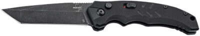 Boker 01BO797 Intention II  3.07″ Folding Tanto Plain D2 Steel Blade Black G10 Handle