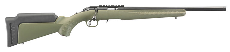 Ruger 8336 American Rimfire 17 HMR 9+1 18" Blued OD Green Right Hand