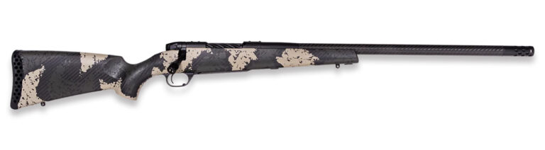 Weatherby MGS01N7MMBR2B Mark V Backcountry Guide 7mm BC BSF Carbon Graphite Black Cerakote/Peak 44 Blacktooth Exposed Carbon Fiber w/ Olive Green/Backpack Sponge Stock
