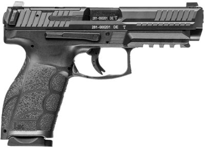 HK 81001057 VP9A1 K Compact 9mm Luger 15+1 4.09″ Black Steel Barrel, Black Steel Optic Ready/Serrated Slide, Black Polymer Frame w/Picatinny Rail, Interchangeable Backstrap Grip, Ambidextrous