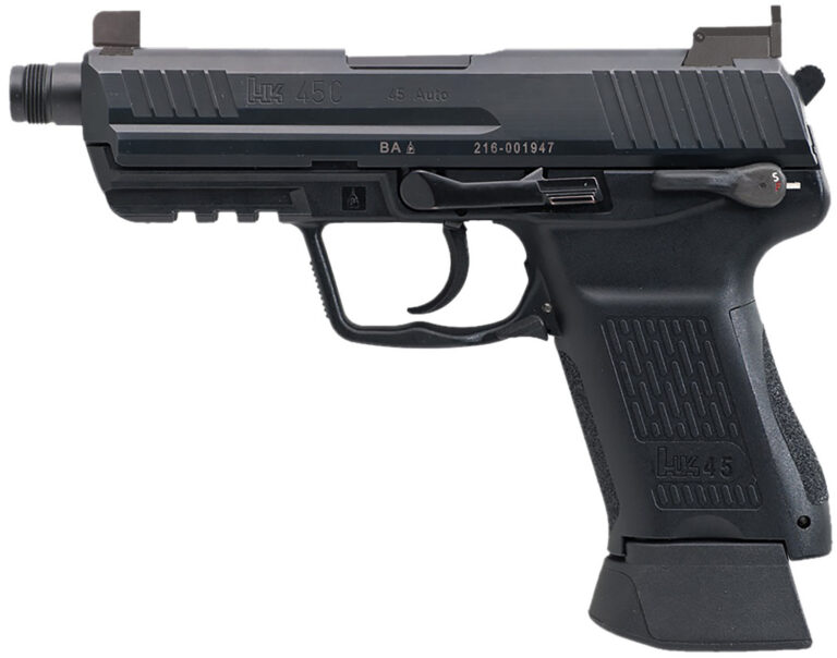 H&K HK45 Compact Tactical 45ACP Pistol 4.57in thread (V1) DA/SA (2)10rd mag