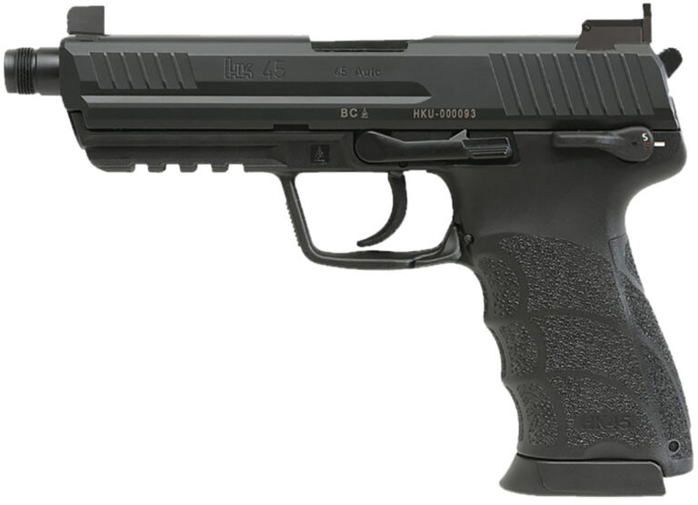 H&K HK45 Tactical 45ACP 5.20in Thread (V1) DA/SA (2)10rd mag