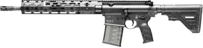 HK 81000829 MR762 A4 7.62x51mm 20+1 16.50″ Black Threaded Barrel, Black Picatinny Rail, M-LOK Handguard, 6 Position Black Synthetic Stock, Black Finger Grooved Grip, Ambidextrous