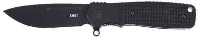 CRKT K245KKP Homefront  EDC Compact 2.91″ Folding Aluminum/G10 Plain Black DLC S35VN SS Blade, Black G10 Handle