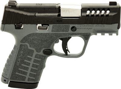 Savage Arms 67058 Stance XR 9mm 13+1 3.20″ Natural Black Nitride Ported Stainless Steel Slide Gray Glass Filled Nylon Grip Ambidextrous