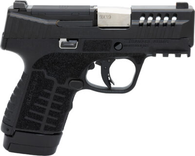 Savage Arms 67062 Stance XR 9mm 13+1 3.20″ Natural Black Nitride Ported Stainless Steel Slide Black Glass Filled Nylon Grip Ambidextrous