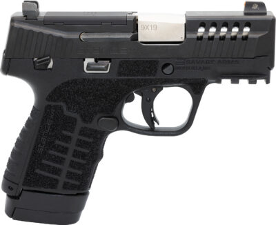 Savage Arms 67063 Stance XR 9mm 13+1 3.20″ Natural Black Nitride Ported Stainless Steel Slide Black Glass Filled Nylon Grip Ambidextrous