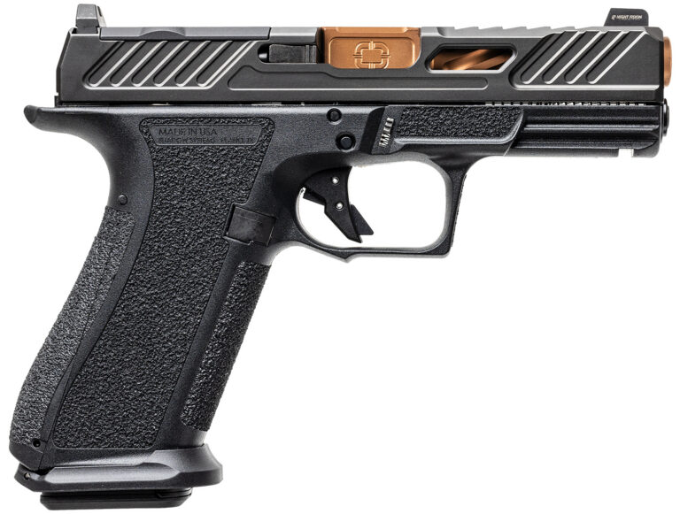 Shadow Systems SS3039CA XR920 Elite *CA Compliant 9mm 10+1 4" Bronze TICN Match Grade Spiral Barrel, Black Nitride Optic Cut/Serrated/Window Cut Stainless Steel Slide, Black Polymer Frame w/Beavertail & Picatinny Rail, Black Interchangeable Backstrap Grip
