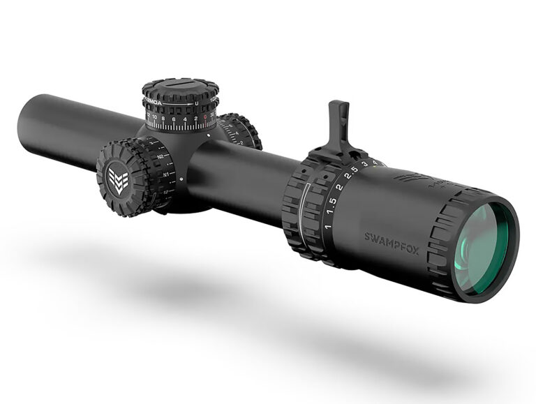 ARROWHEAD 1-10X24 SFP ILLUMINATED RIFLE SCOPE ARROWHEAD LPVO 1-10X24MM SFP ILL GUERRILLA DOT BDC-RED BLACK