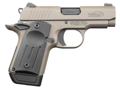 TriStar 85708 Protege X  Sub-Compact Frame 9mm Luger 7+1 3.20″ Black Steel Barrel, Flat Dark Earth Cerakote Serrated Steel Slide, Flat Dark Earth Cerakote Frame, Black Polymer Grip