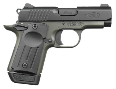 TriStar 85714 Protege X  Sub-Compact Frame 9mm Luger 7+1 3.20″ Black Steel Barrel, Black Cerakote Serrated Steel Slide, OD Green Cerakote Frame, Black Polymer Grip