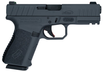 TriStar 85764 Apoc  9mm Luger 15+1 4.02″ Black Steel Barrel, Sniper Gray Cerakote Serrated Steel Slide & Polymer Frame w/Accessory Rail, Textured Grip