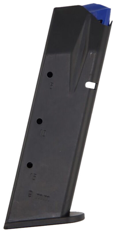 Dan Wesson Pistol Magazine 9mm 15 rd. Black Alum Base Fits DWX/75 Compact