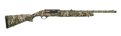 Mossberg 75808 SA-20 Turkey 20 Gauge Semi-Auto 3″ 4+1 22″ Mossy Oak Greenleaf Vent Rib Steel Barrel, Mossy Oak Greenleaf Picatinny Rail Receiver, Fixed Mossy Oak Greenleaf Synthetic Stock