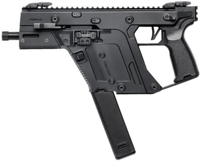 Kriss USA KV453PBL00 Vector SDP Gen3 45 ACP 30+1 5.50″ Black Nitride Threaded Barrel, M-LOK Handguard, Black Picatinny Rail Receiver & Rear, Black Polymer Grip, Ambidextrous, Glock Mag Compatible
