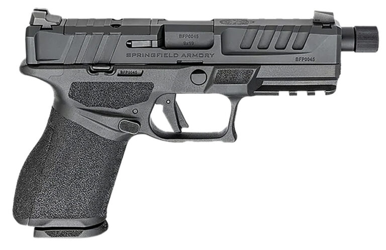 dSPRINGFIELD ARMORY ECHELON 4.0C THREADED 9MM PISTOL 4" BLACK 1-15RD, 1-18RD 3 DOT SIGHT