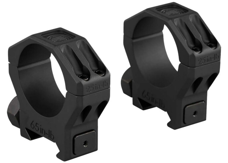Sig Sauer SOA63002 Alpha 30mm Medium Rings Aluminum 6061-T6 Black Set
