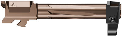 Radian Weapons R0845 Ramjet & Afterburner Combo 9mm Luger Compatible w/ Glock 48, Bronze Stainless Steel