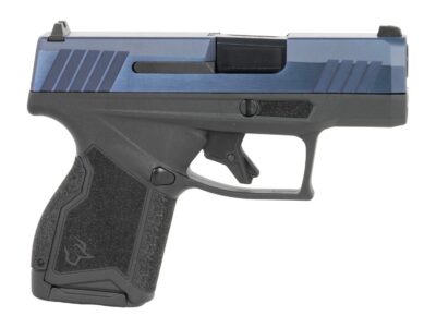 Taurus 1-GX4M931-B GX4  Micro-Compact Frame 9mm Luger 13+1 3.06″ Satin Black DLC Stainless Steel Barrel, Blue PVD Serrated Alloy Steel Slide, Matte Black Stainless Steel Frame, Textured Grip