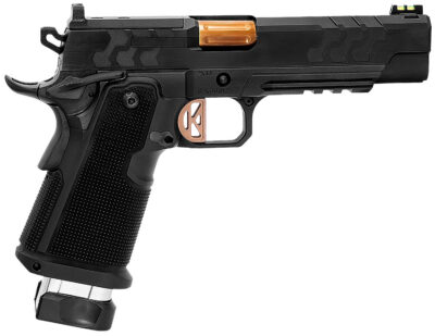 Kimber Mfg.,inc 3500050 2K11 (OR)  45 ACP 17+1 5″ High Polished w/ Coyote PVD, Brush Polish Flats w/ DLC Coating Stainless Steel Slide Aluminum Grip