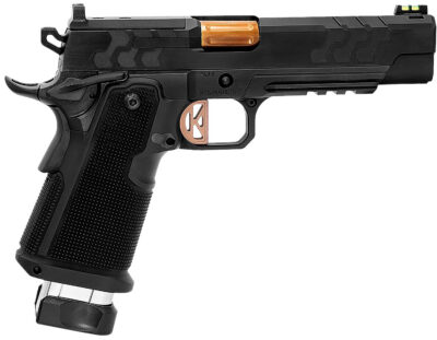 Kimber Mfg.,inc 3500051 2K11 (OR)  9mm 20+1 5″ High Polished w/ Coyote PVD, Brush Polish Flats w/ DLC Coating Stainless Steel Slide Aluminum Grip