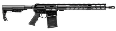 Patriot Ordnance Factory 02357  LMR Base 308 Win 20+1 16.50″ Black Aluminum Receiver A2 Style Grip
