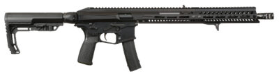 Patriot Ordnance Factory 02061 Phoenix  9mm 10+1 16.50″ Black Cerakote Picatinny Rail