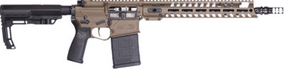 Patriot Ordnance Factory 02064 Rifle Rogue 308 Win 20+1 13.75″ Patriot Brown Cerakote