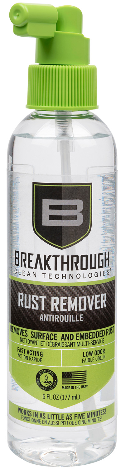 BREAKTHROUGH CLEAN TECHNOLOGIES RUST REMOVER 6OZ PUMP SPRAY BOTTLE