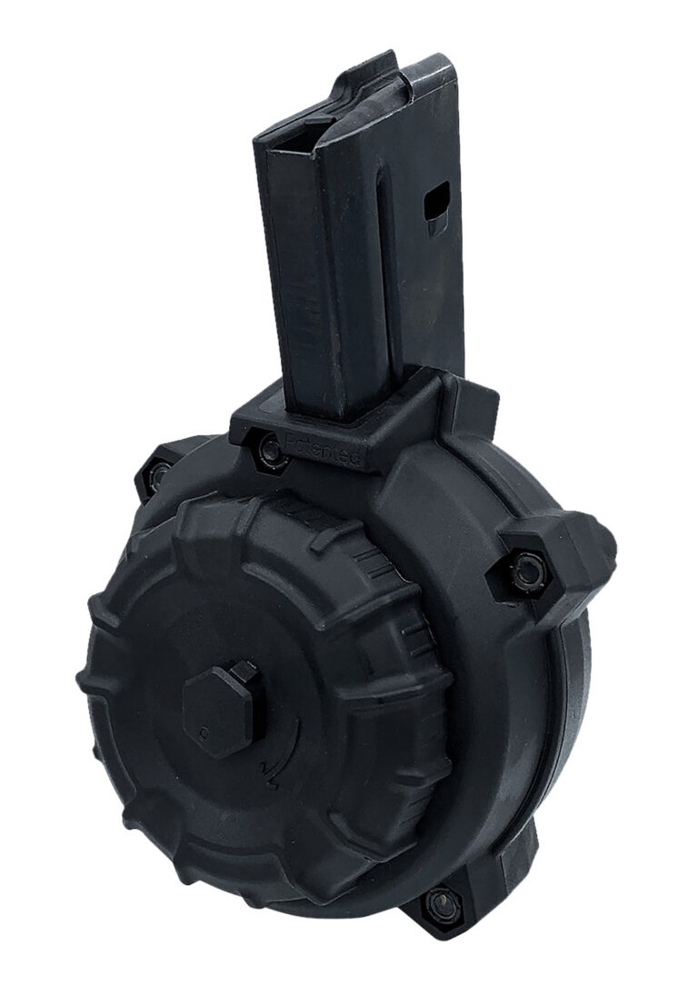 ProMag DRMA108 50rd Drum 6.8 SPC Fits AR-15 Black DuPont Zytel Polymer