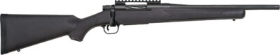 Mossberg 28230 Patriot Carbine 6.5 Creedmoor 5+1 18″ Matte Blued Threaded Bull Barrel, Matte Blued Picatinny Rail Receiver, Black Fixed Synthetic Stock