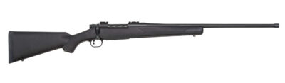 Mossberg 28233 Patriot Carbine 6.5 PRC 5+1 20″ Matte Blued Threaded Bull Barrel, Matte Blued Picatinny Rail Receiver, Black Fixed Synthetic Stock