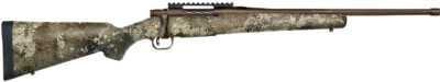 Mossberg 28254 Patriot Predator Full Size 350 Legend 4+1 20″ Patriot Brown Cerakote Fluted Threaded Barrel, Patriot Brown Cerakote Receiver w/Picatinny Rail, Fixed TrueTimber Strata Synthetic Stock