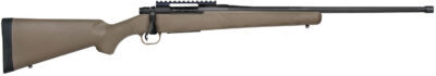 Mossberg 28255 Patriot Predator Full Size 350 Legend 4+1 20″ Matte Blued Fluted Threaded Barrel, Matte Blued Picatinny Rail Receiver, Fixed Flat Dark Earth Synthetic Stock