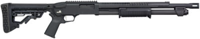 590R 12 GAUGE PUMP SHOTGUN 590R 12 GAUGE 18.5” BBL 7 ROUND BLACK W/PICATINNY RAIL BLACK