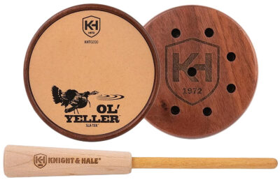Knight & Hale KHT0200 Ol’Yeller SLA-TEK Pot Call Turkey Sounds Walnut/Yellowheart