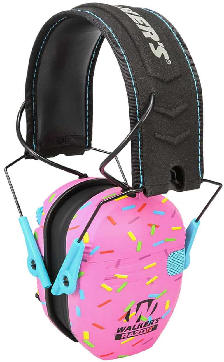 RAZOR SLIM SHOOTER FOLDING ELECTRONIC MUFF RAZOR SLIM FOLDING ELECTRONIC MUFF PINK SPRINKLES