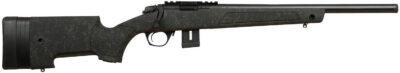 Bergara Rifles BMR007 BMR-X  22 LR 10+1 18″ Blued Heavy Threaded Barrel, Blued Picatinny Rail Receiver, Adj LOP Green w/Black Webbing Synthetic Stock