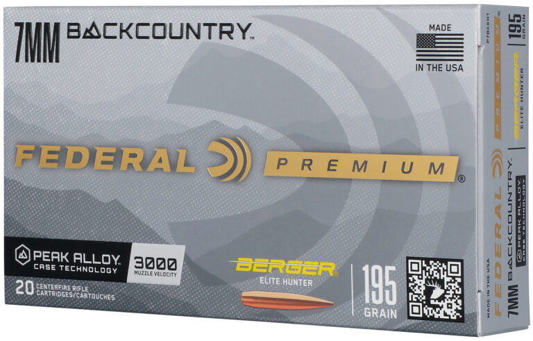 BERGER ELITE HUNTER 7MM BACKCOUNTRY RIFLE AMMO BERGER ELITE HUNTER 7MM BACKCOUNTRY 195GR HYBRID BT 20/BOX