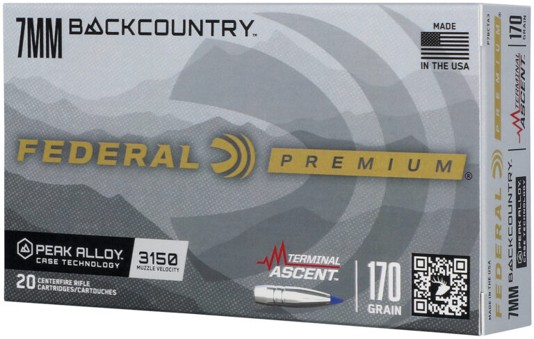 TERMIAL ASCENT 7MM BACKCOUNTRY RIFLE AMMO TERMINAL ASCENT 7MM BACKCOUNTRY 170GR POLYMER TIPPED 20/BOX