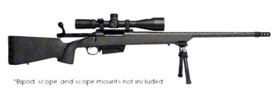 Iota Outdoors RF019C212216C20 Vandal Carbon II 300 Win Mag 22″ Black Fluted Barrel, Black Drilled & Tapped Receiver, Black Iota EKO X Carbon Fiber Stock