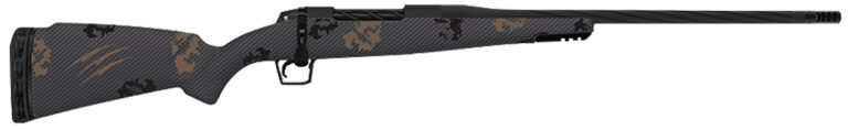Fierce Firearms TWROG7PRC22BT Twisted TI Rogue 7mm PRC 22" Black Cerakote Steel Threaded Barrel, Drilled & Tapped Titanium Receiver, LR Negative Comb Trophy Camo Carbon Fiber Stock