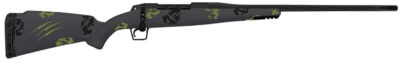 Fierce Firearms TWROG7PRC24BF Twisted Rogue 7mm PRC 24″ Black Cerakote Steel Threaded Barrel, Black Cerakote Drilled & Tapped Steel Receiver, LR Negative Comb Forest Camo Carbon Fiber Stock